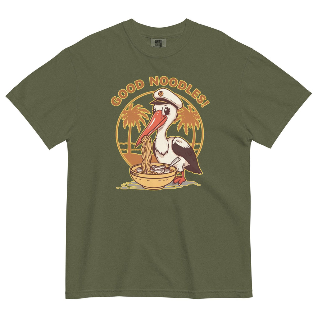 Funny Noodles Shirt Comfort Colors Bird t-shirt gift for bird lover, noodles lover gift Unisex garment-dyed heavyweight t-shirt
