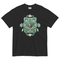 Cat eyes art shirt Comfort Colors green cat design art nouveau inspired cat lover gift