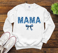 MAMA sweatshirt blue camo and bow gift for new mom gift for mother Sweatshirt