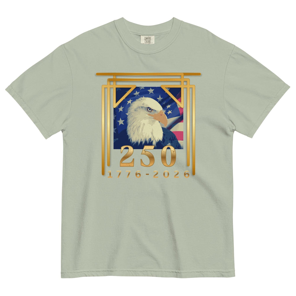 Eagle 250 Shirt art deco style Eagle 250th Anniversary USA Comfort Colors t-shirt