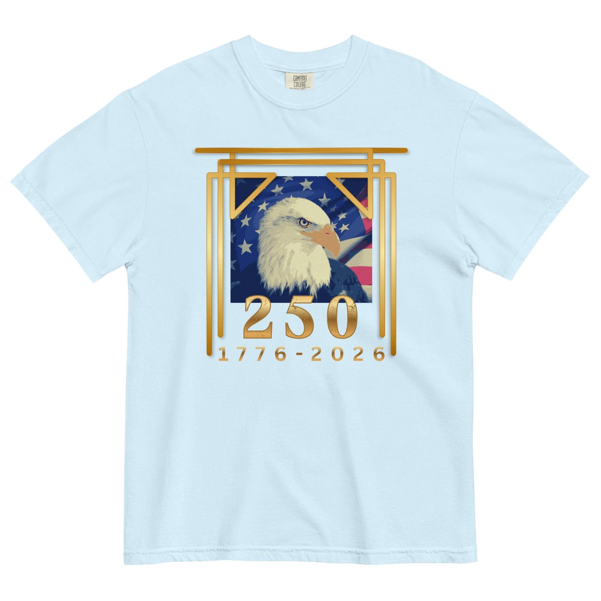 Eagle 250 Shirt art deco style Eagle 250th Anniversary USA Comfort Colors t-shirt
