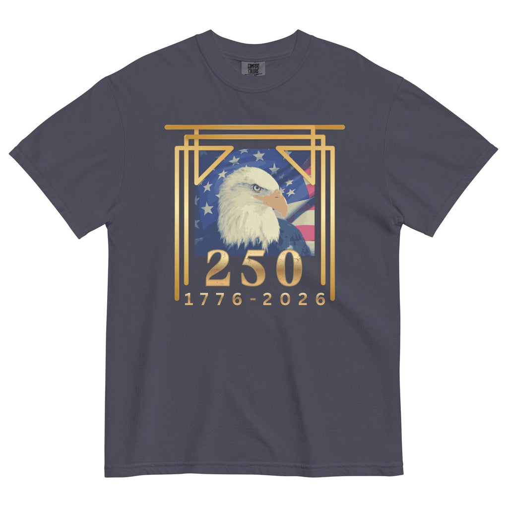 Eagle 250 Shirt art deco style Eagle 250th Anniversary USA Comfort Colors t-shirt