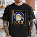 Eagle 250 Shirt art deco style Eagle 250th Anniversary USA Comfort Colors t-shirt