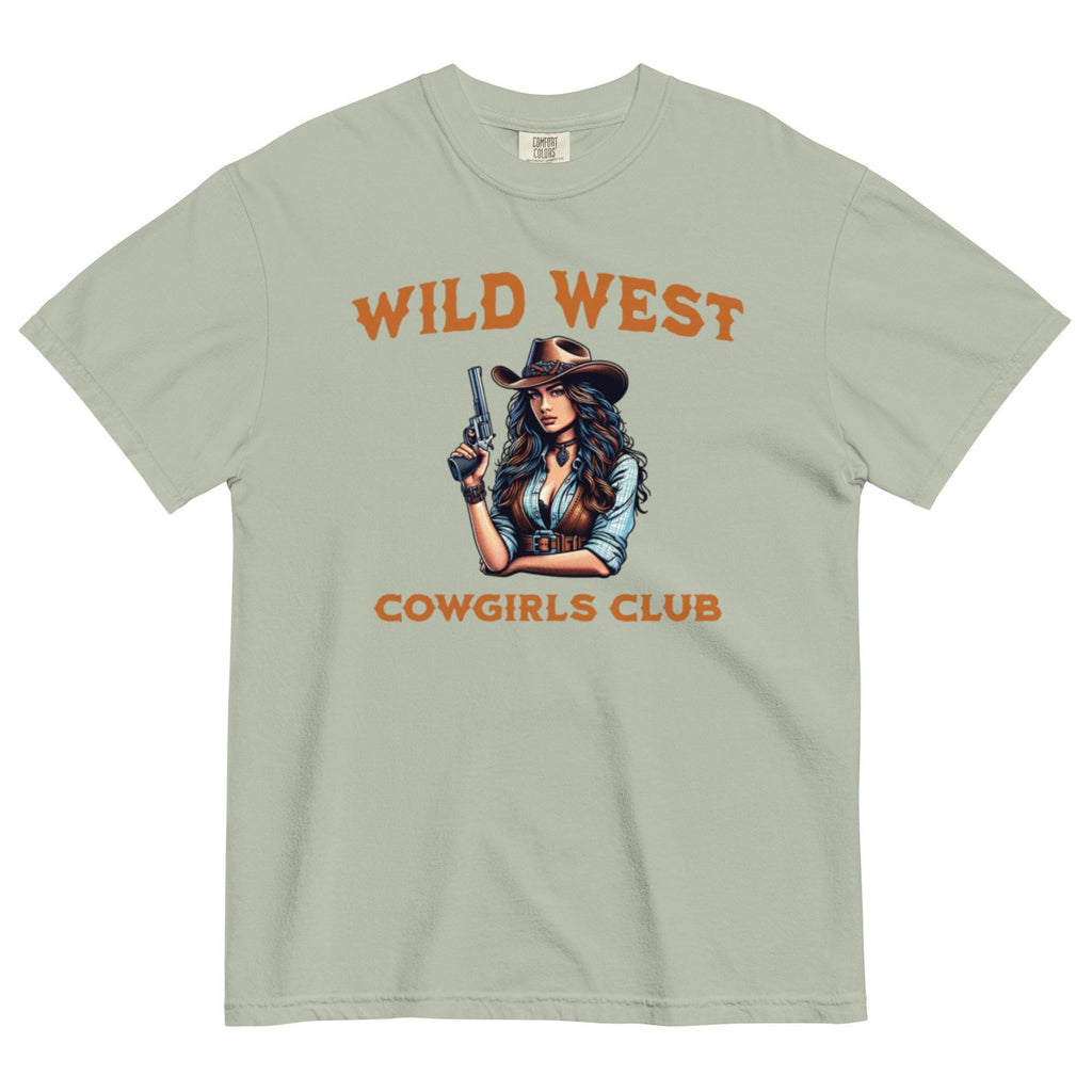 Cowgirl T-shirt Comfort Colors Wild West Cowgirls Club tee