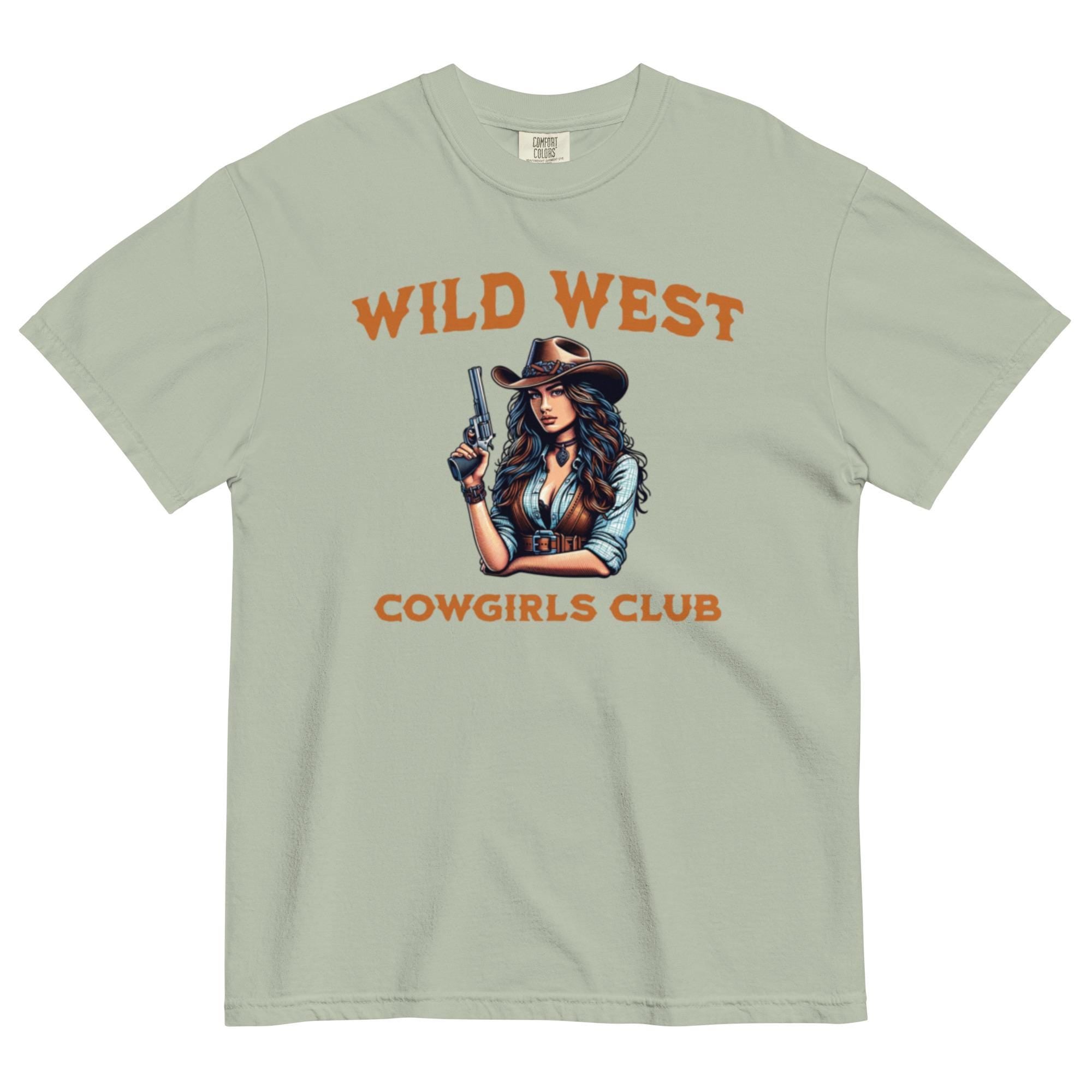 Cowgirl T-shirt Comfort Colors Wild West Cowgirls Club tee