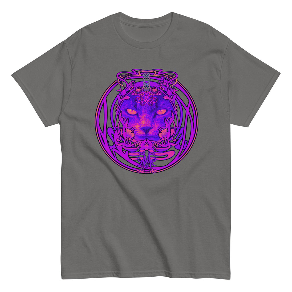 Abstract Cat Shirt colorful cat design t-shirt Gildan cat t-shirt