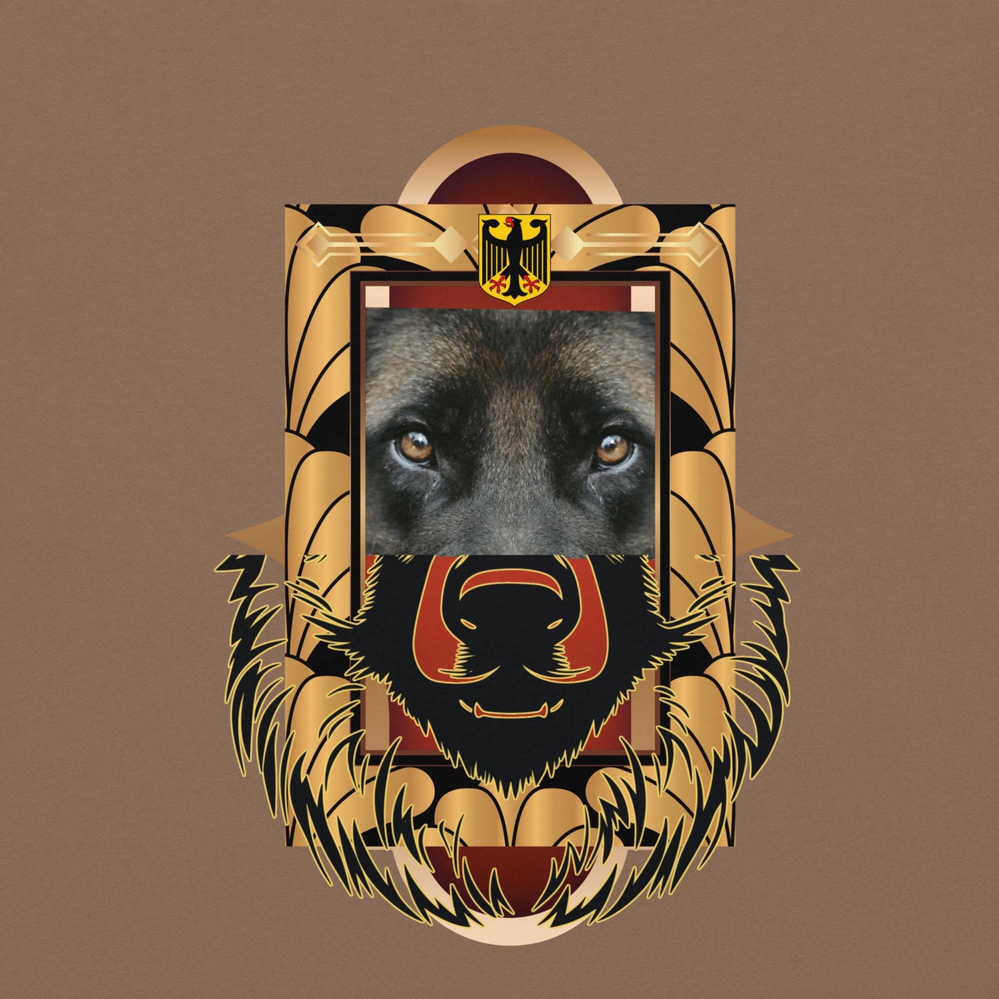German Shepherd Dog Shirt front and back design dog eyes t-shirt gift for German Shepherd lover