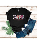 Grandma Shirt, Grandma t-shirt, Cute boho Grandma shirt, Grandma doodle t-shirt, gift for Grandma, Grandma Valentines Day tee