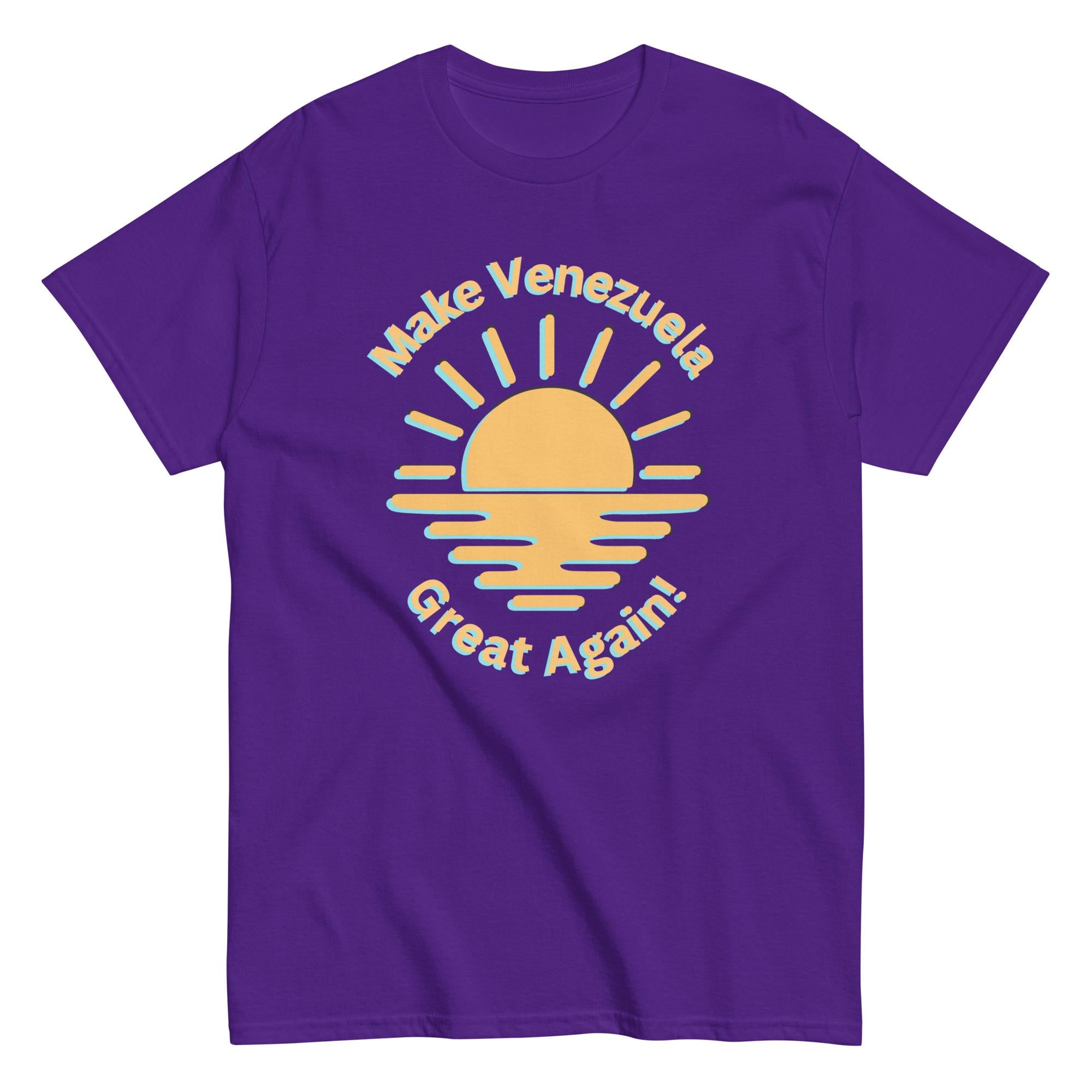 Venezuela Shirt Make Venezuela Great T-shirt support for Venezuela peopleUnisex classic tee