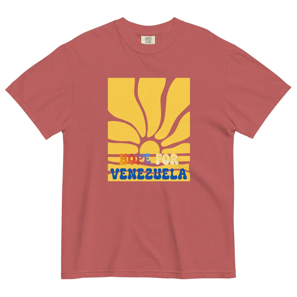 Venezuela Shirt Comfort Colors Hope for Venezuela Franela Unisex camisa eavyweight t-shirt