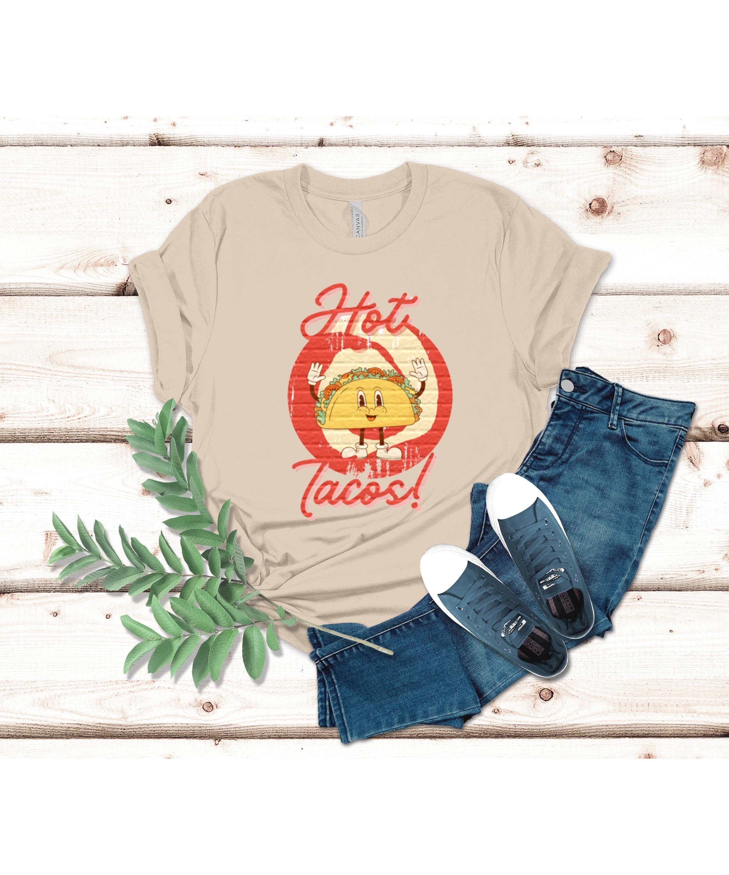 Retro Taco T-Shirt: Funny Vintage Style Tee