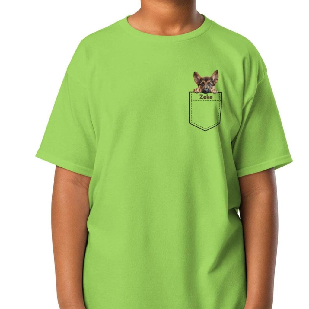 Youth German Shepherd T-Shirt: Kids Dog Tee, Back to School