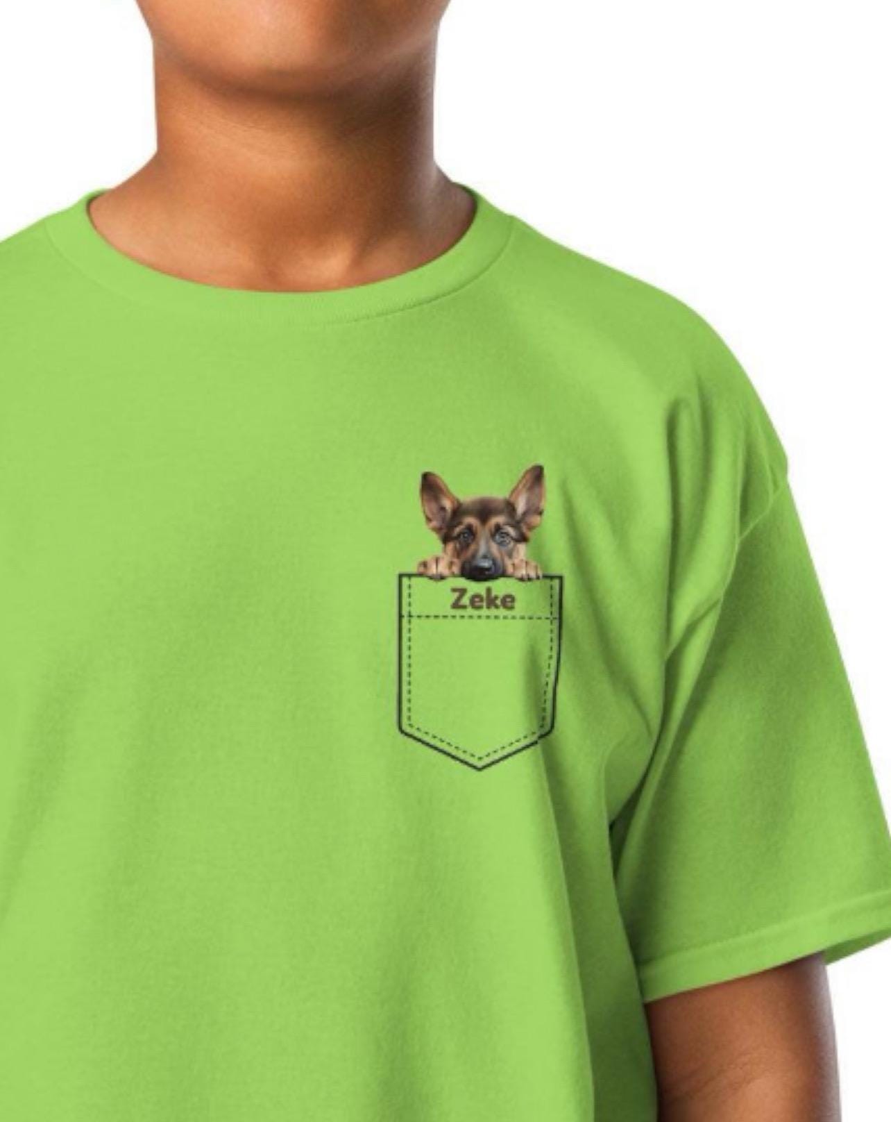 Youth German Shepherd T-Shirt: Kids Dog Tee, Back to School
