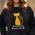 Funny Cat Sweatshirt: Cat Mom Gift, Women's Humor