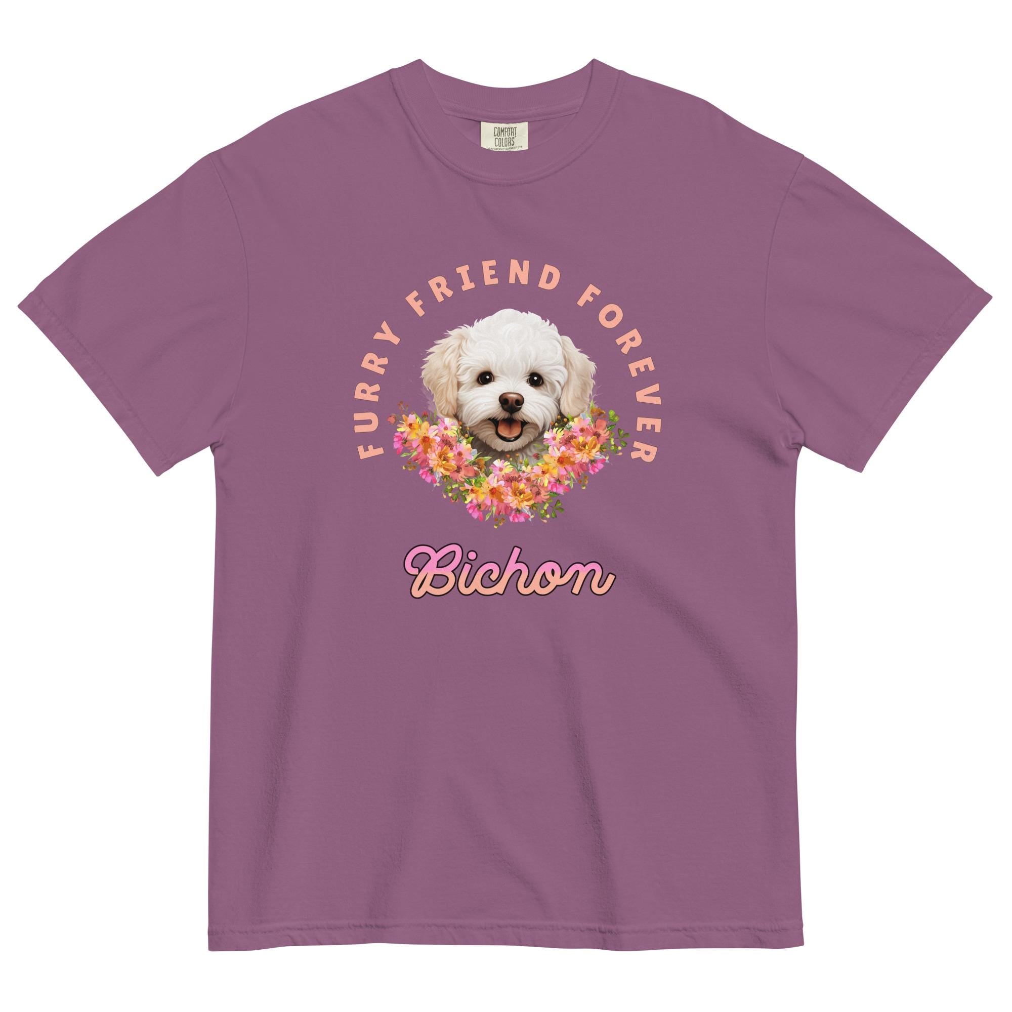 Bichon puppy shirt Bichon Frise dog t-shirt Comfort Colors tee  Unisex garment-dyed heavyweight t-shirt