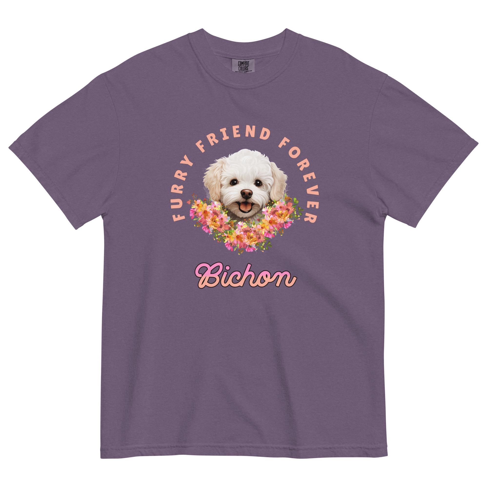 Bichon puppy shirt Bichon Frise dog t-shirt Comfort Colors tee  Unisex garment-dyed heavyweight t-shirt
