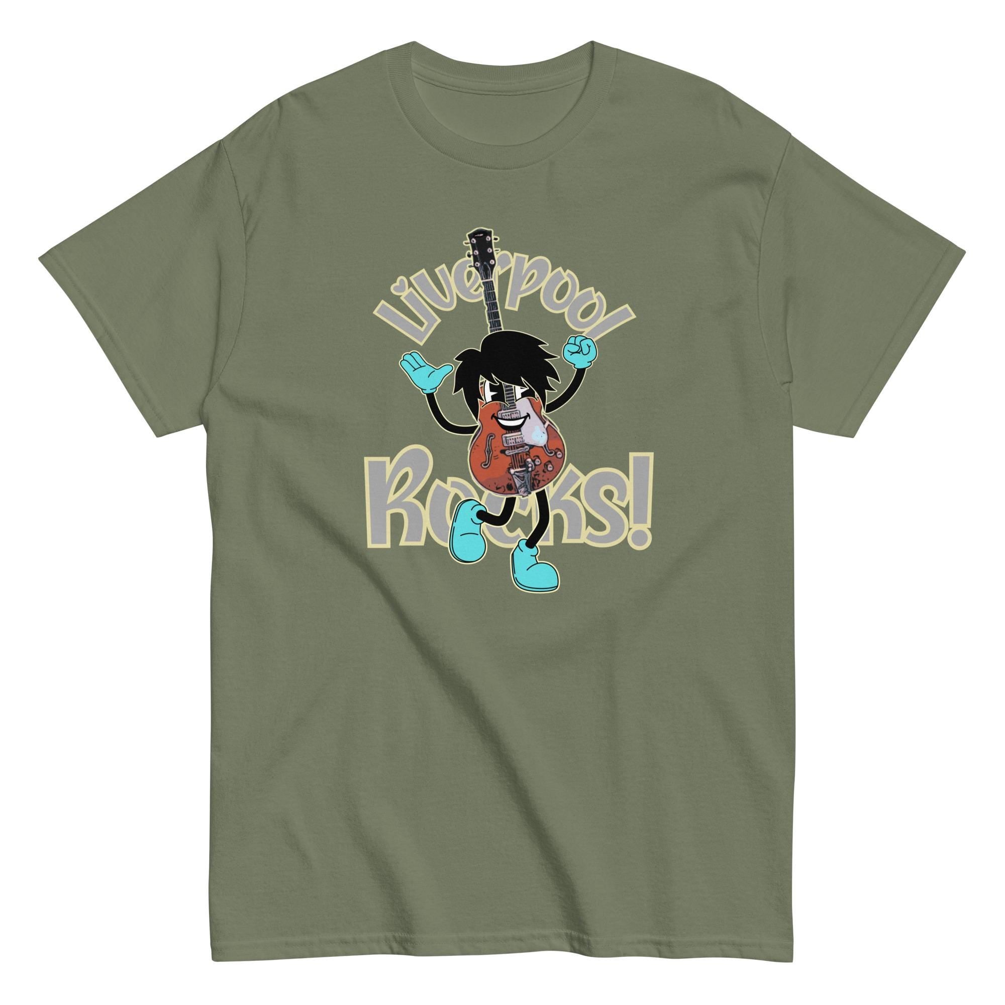 Liverpool Rocks Shirt Beatles inspired t-shirt guitar lover music lover gift Unisex classic tee