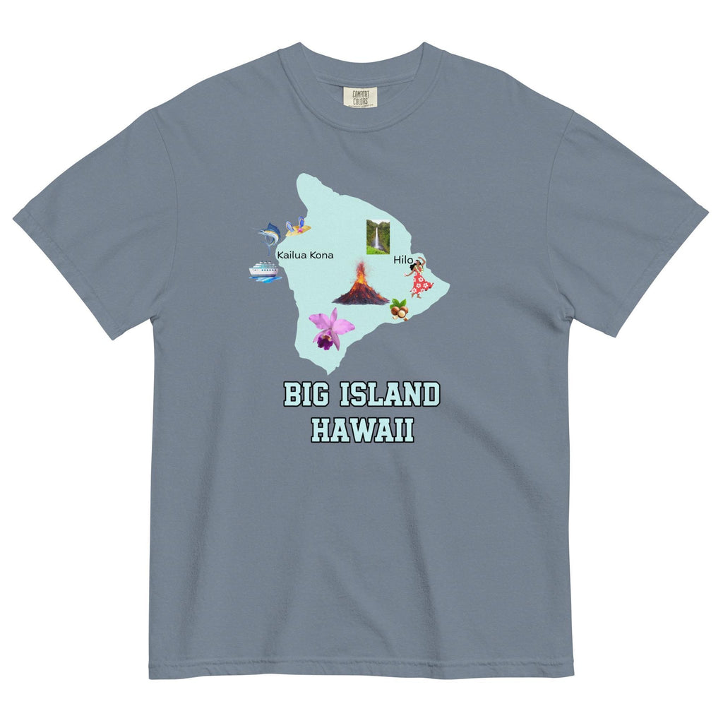 Big Island Hawaii Shirt Comfort Colors Hawaii t-shirt Hawaii Island map shirt Hawaii lover gift Hawaii vacation