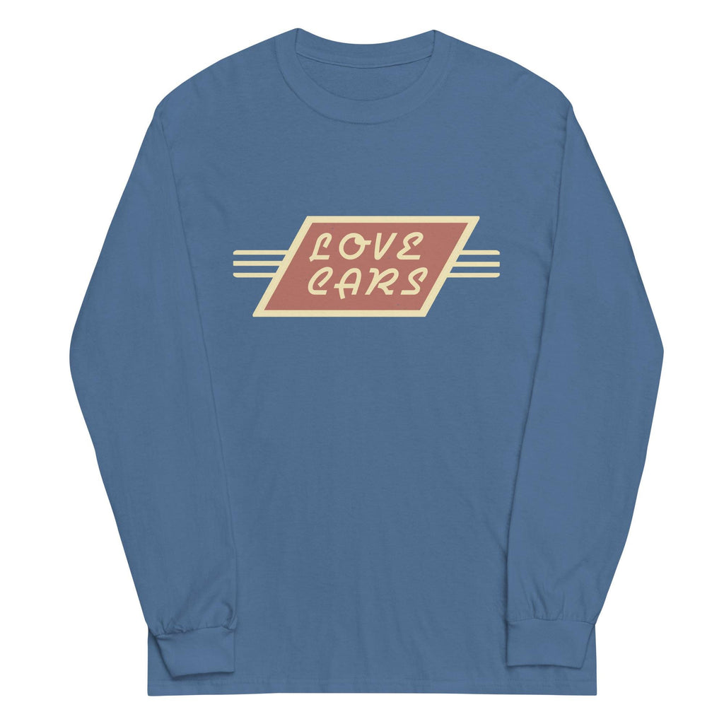 Love Cars Shirt car lover gift retro cars mens long sleeve tshirt