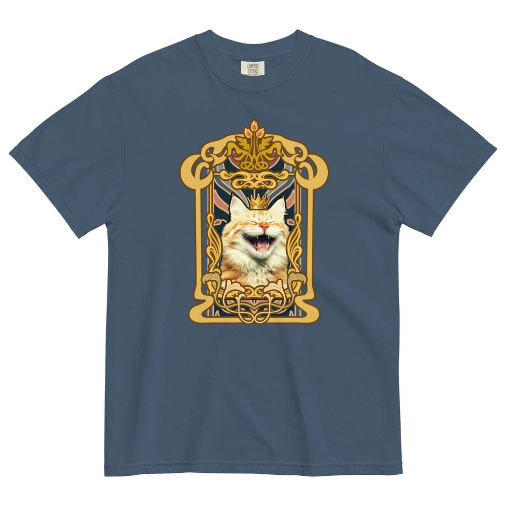 Funny Cat T-shirt Comfort Colors King of Cats shirt gift for cat lover cat owner Unisex garment-dyed heavyweight t-shirt