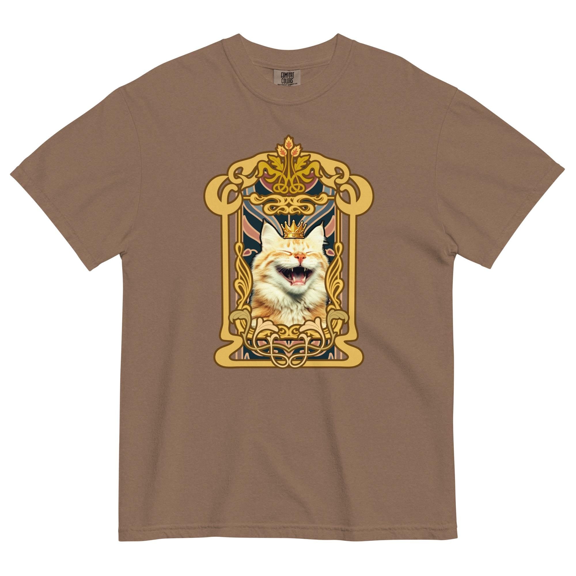 Funny Cat T-shirt Comfort Colors King of Cats shirt gift for cat lover cat owner Unisex garment-dyed heavyweight t-shirt