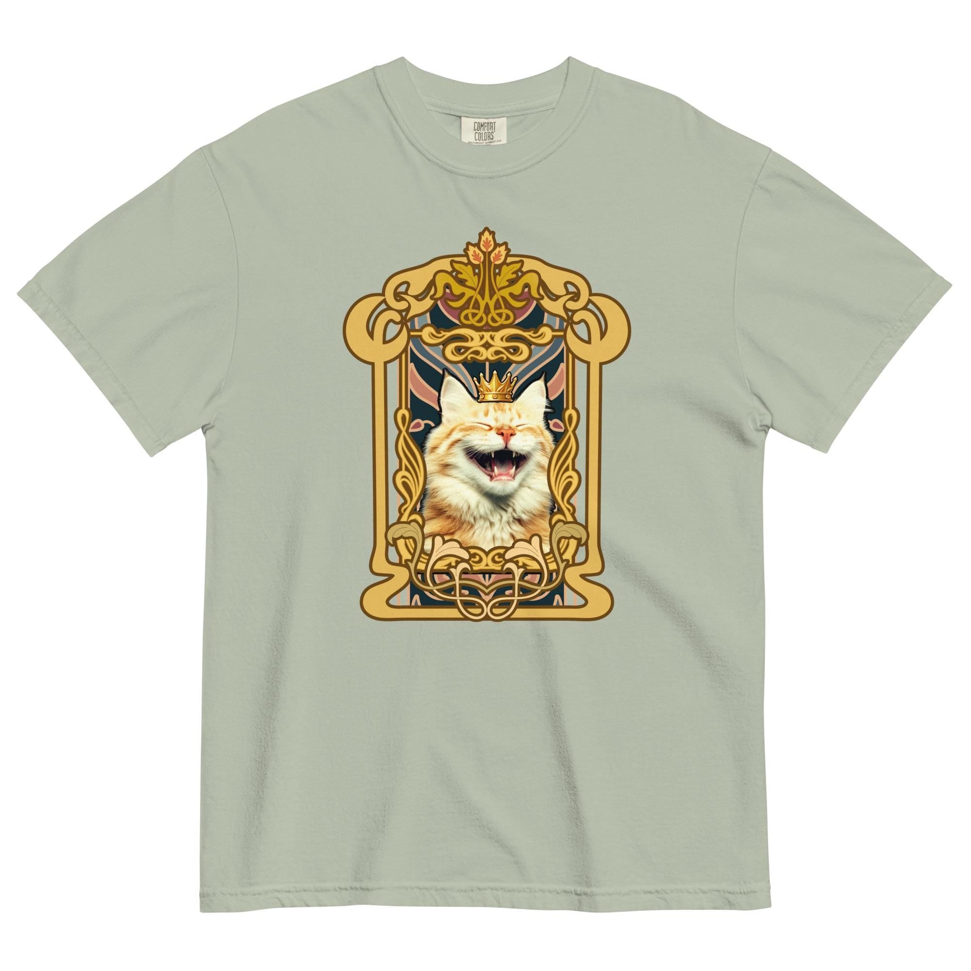 Funny Cat T-shirt Comfort Colors King of Cats shirt gift for cat lover cat owner Unisex garment-dyed heavyweight t-shirt