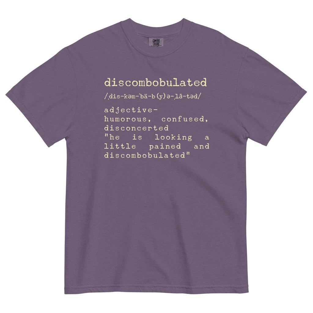 Discombobulated Shirt, funny definition t-shirt Comfort Colors funny tees Unisex gift for English teacher gift for writer