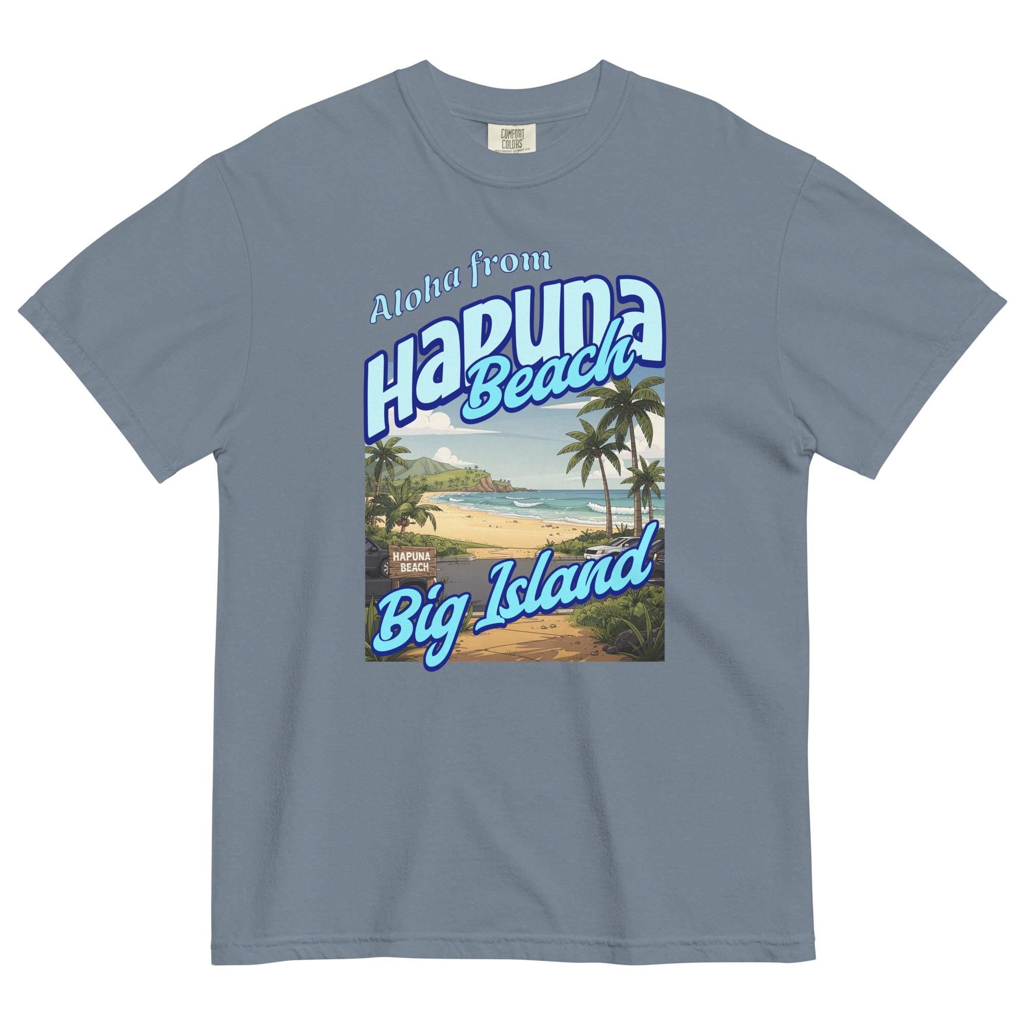 Hapuna Beach Hawaii T-shirt Comfort Colors Hawaii Big Island t-shirt gift for Hawaii lover Unisex garment-dyed tee