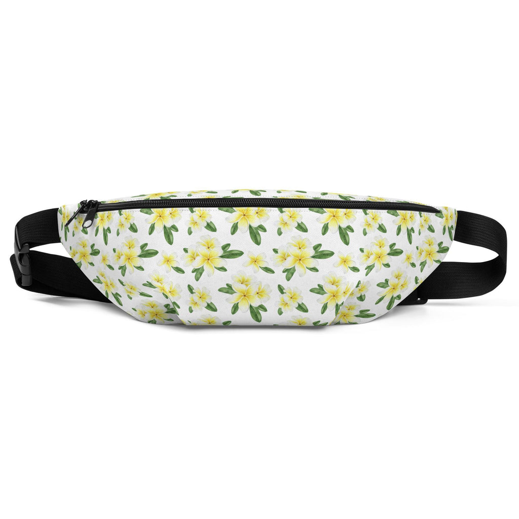 Plumeria Fanny Pack Hawaiian flowers waist bag plumeria lover gift frangipani fanny pack bag