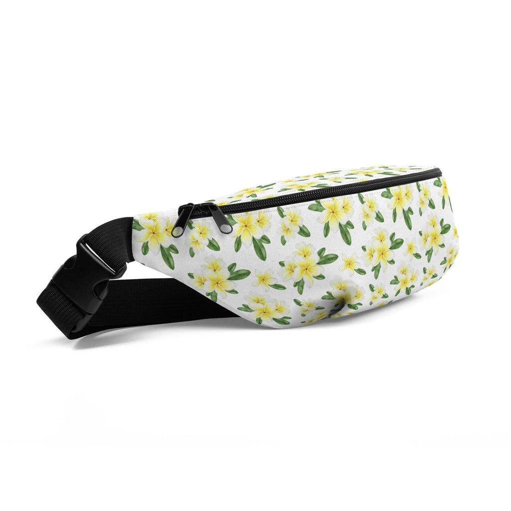 Plumeria Fanny Pack Hawaiian flowers waist bag plumeria lover gift frangipani fanny pack bag