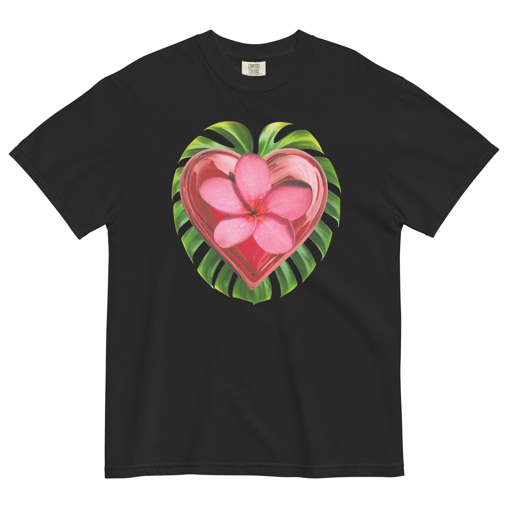 Plumeria Comfort Colors tshirt Valentine shirt plumeria tee gift for plumeria lover