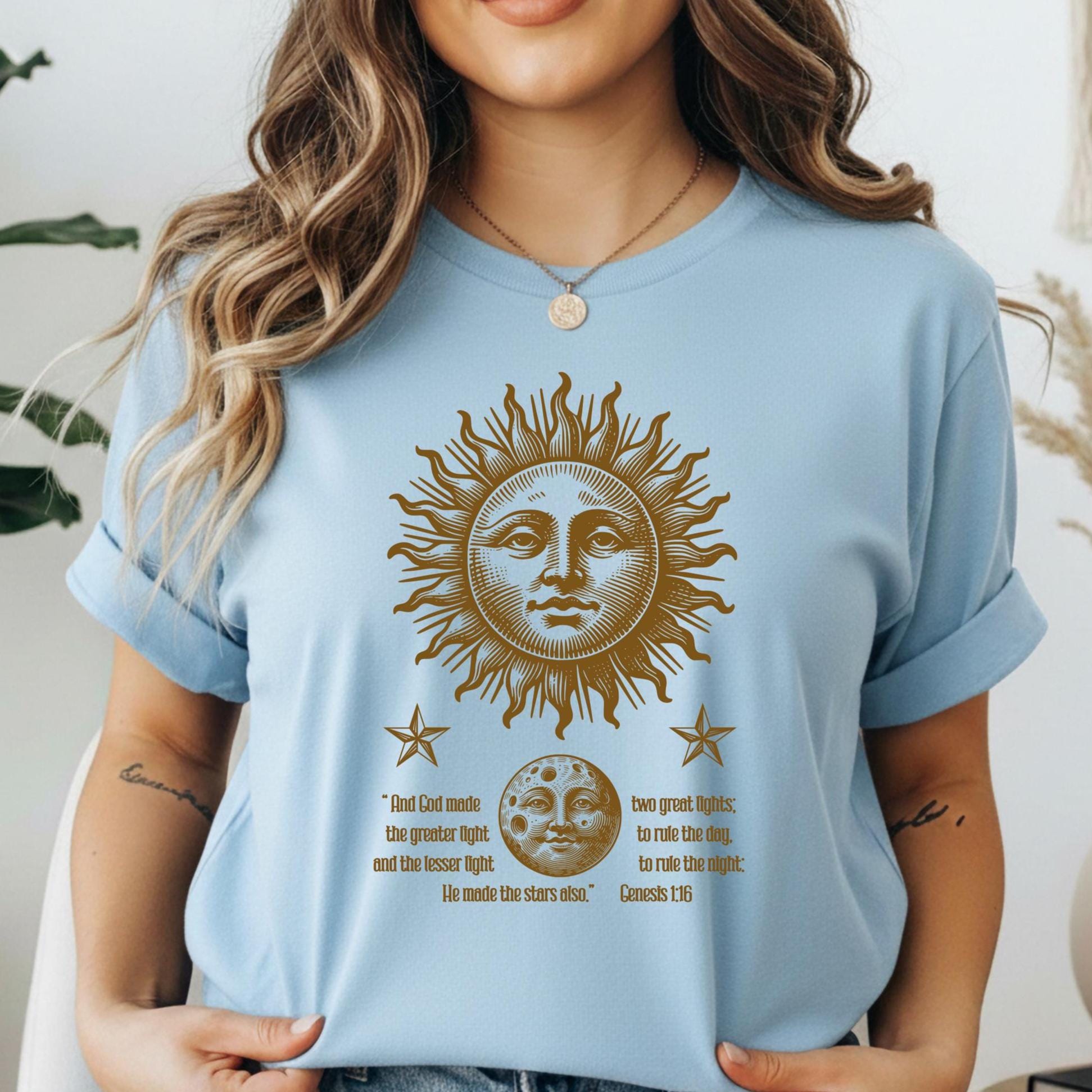 Christian Creation Shirt LDS shirts God made the light gift for Christian, gift for LDS Unisex classic tee