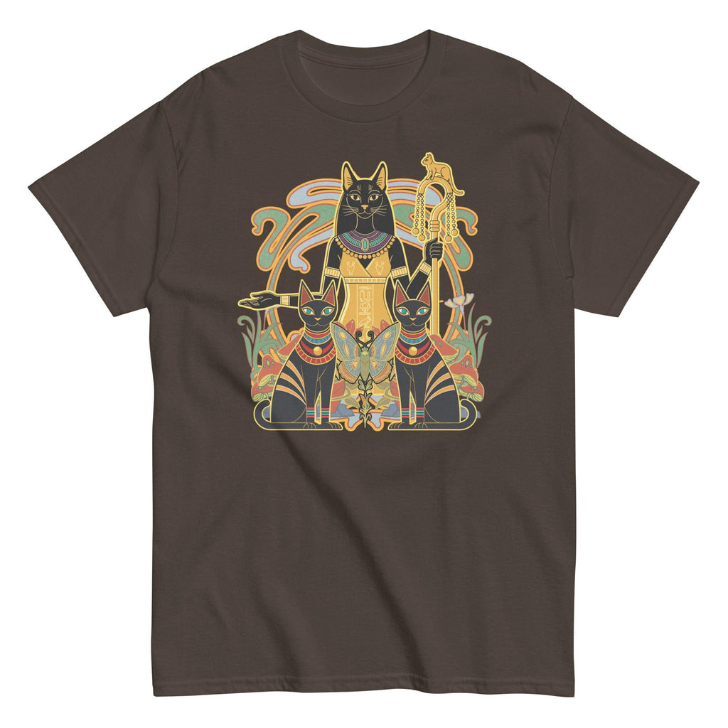 Egyptian Bastet Cat Goddess T-Shirt - Gift for Cat Lover Gildan tee