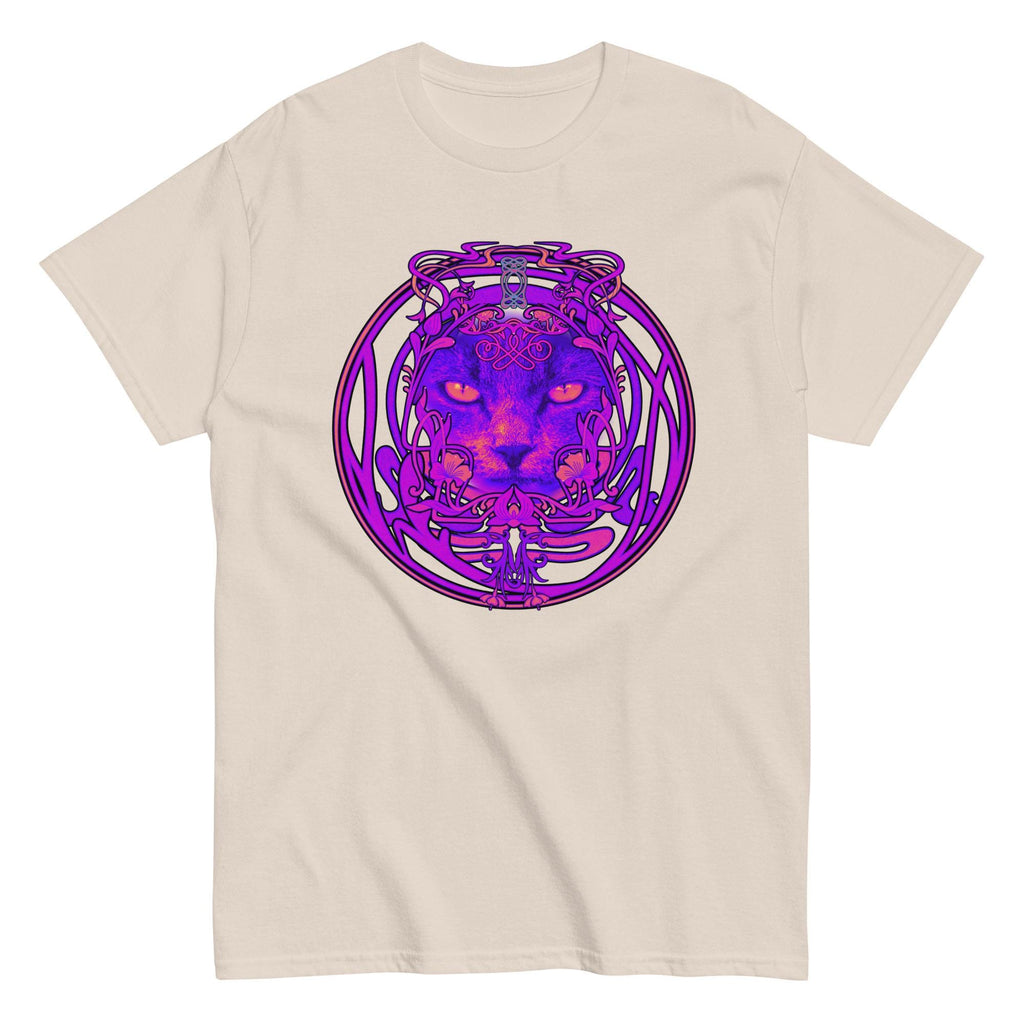 Abstract Cat Shirt colorful cat design t-shirt Gildan cat t-shirt