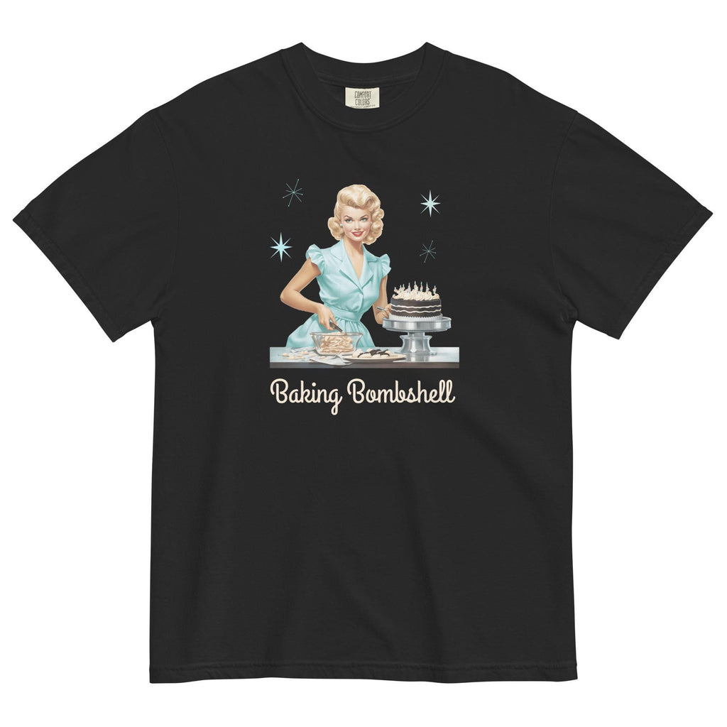 Retro 50s Housewife Shirt Comfort Colors Baking Bombshell T-shirt gift for Baker gift for wife Retro baking teert