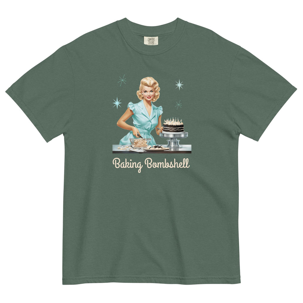 Retro 50s Housewife Shirt Comfort Colors Baking Bombshell T-shirt gift for Baker gift for wife Retro baking teert