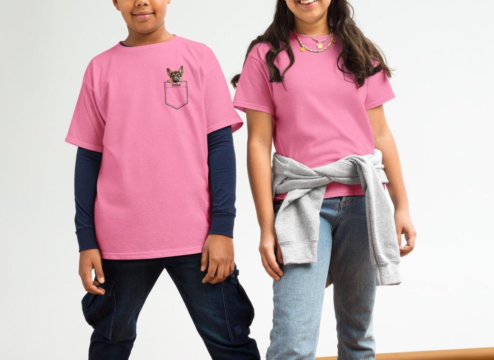 Youth German Shepherd T-Shirt: Kids Dog Tee, Back to School