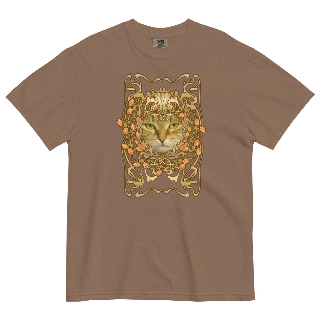 Cat art Shirt Comfort Colors artistic design cat t-shirt cat lover gift cat owner shirts Unisex garment-dyed heavyweight t-shirt