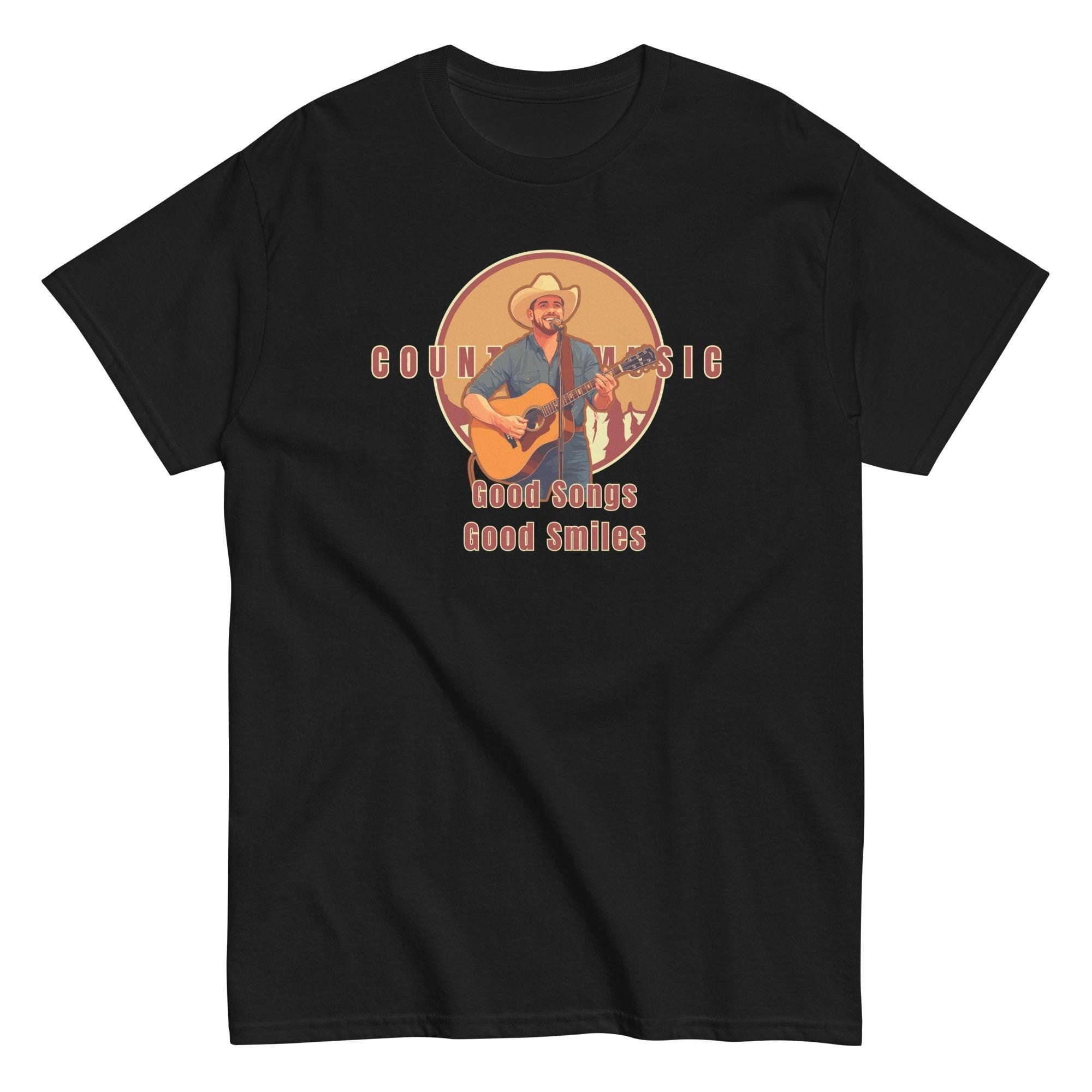 Country Music Shirts Good Songs country tshirt Country Guitar tshirts Unisex classic tee