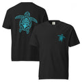 Tribal Turtle T-shirt Comfort Colors front and back sea turtle Unisex garment-dyed tee