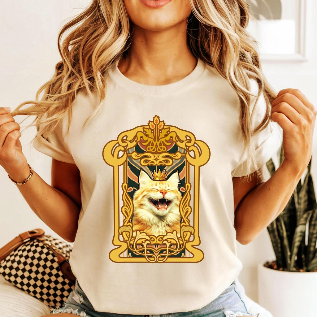 Funny Cat T-shirt Comfort Colors King of Cats shirt gift for cat lover cat owner Unisex garment-dyed heavyweight t-shirt
