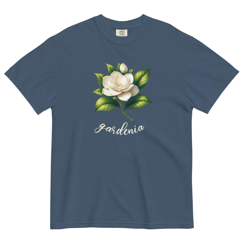 Gardenia Flower T-Shirt: Comfort Colors, Tropical Hawaiian Tee