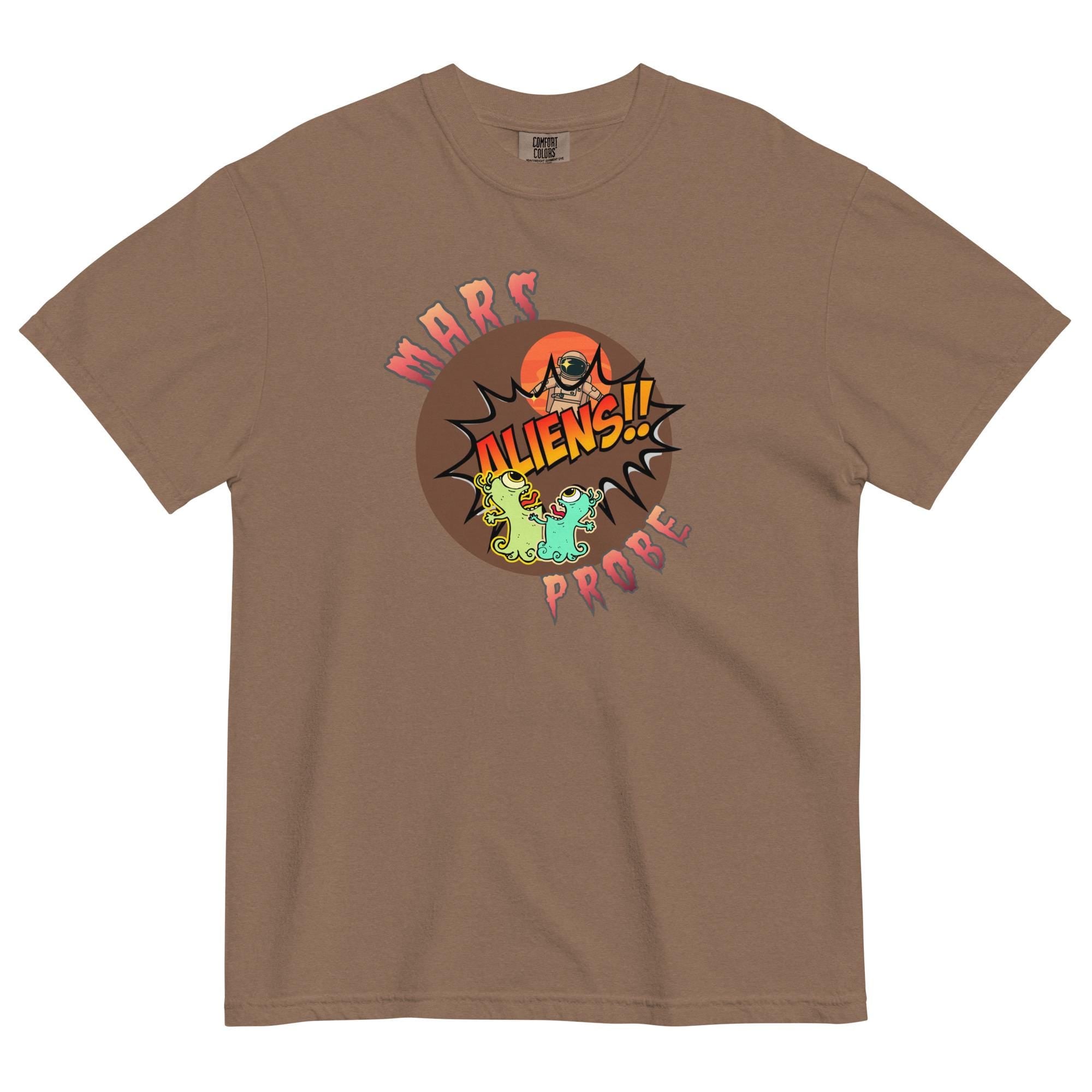Funny Mars Shirt Comfort Colors Mars Aliens Tshirt gift for Mars lover gift for aliens lover heavyweight t-shirt