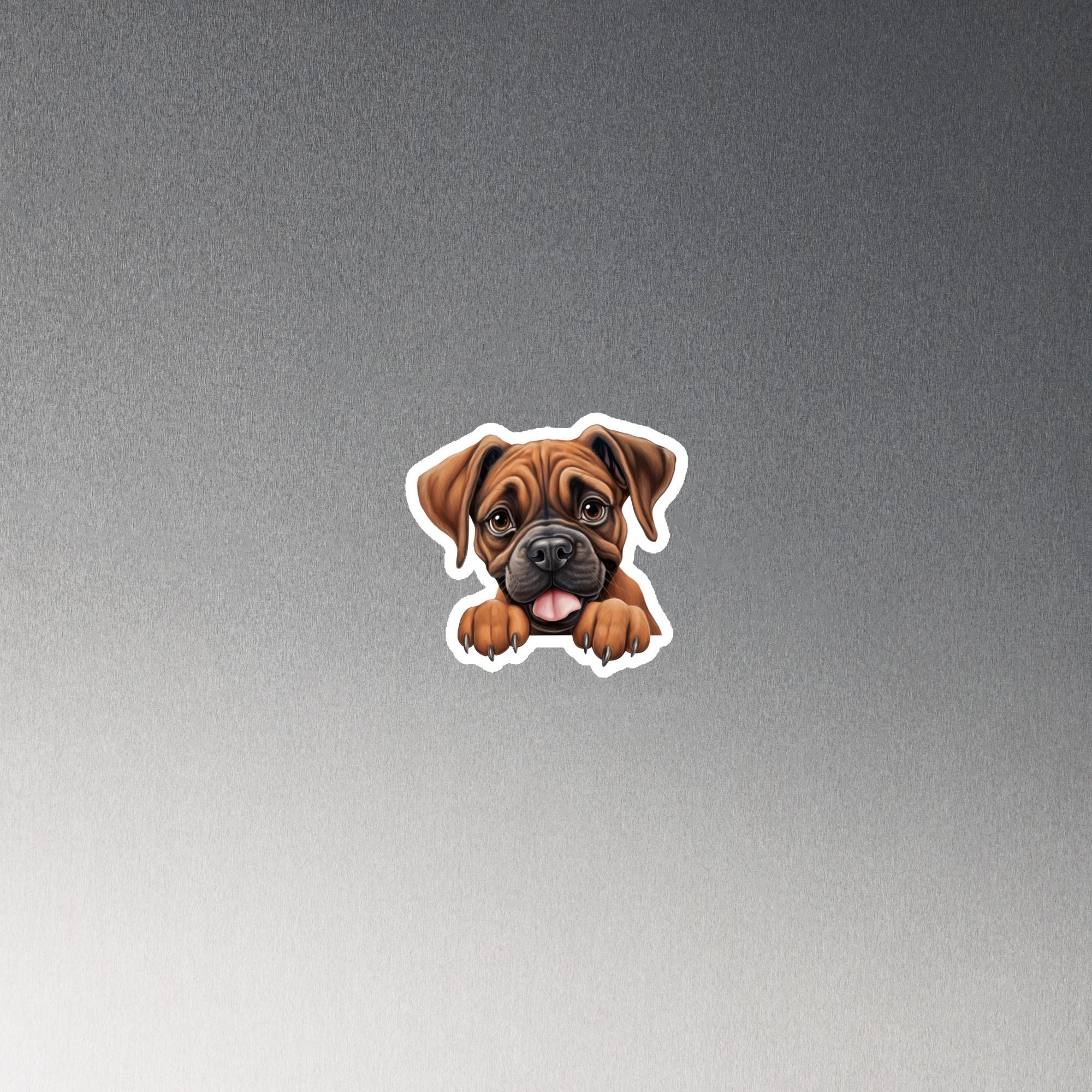 Boxer puppy magnet puppy fridge magnet gift for Boxer lover boxer mom Magnet