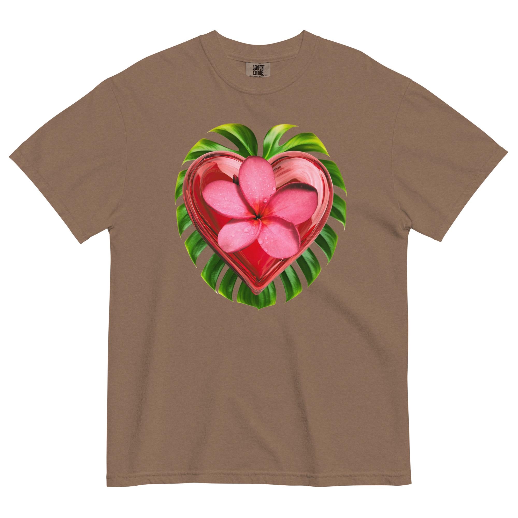 Plumeria Comfort Colors tshirt Valentine shirt plumeria tee gift for plumeria lover