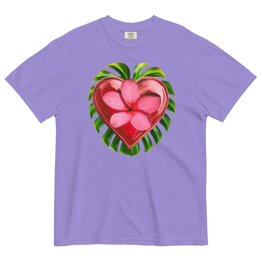 Plumeria Comfort Colors tshirt Valentine shirt plumeria tee gift for plumeria lover