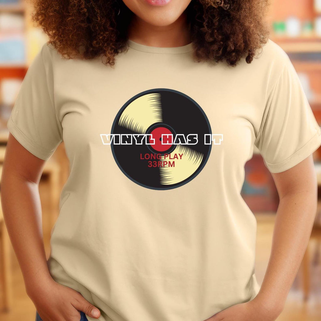 Retro Vinyl Record T-Shirt: Music Lover Tee