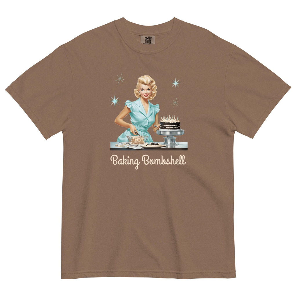 Retro 50s Housewife Shirt Comfort Colors Baking Bombshell T-shirt gift for Baker gift for wife Retro baking teert
