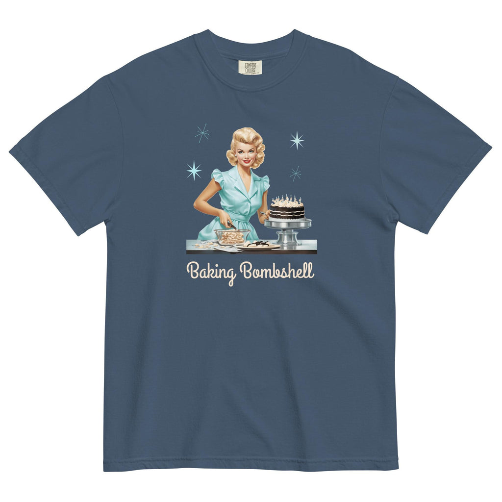 Retro 50s Housewife Shirt Comfort Colors Baking Bombshell T-shirt gift for Baker gift for wife Retro baking teert