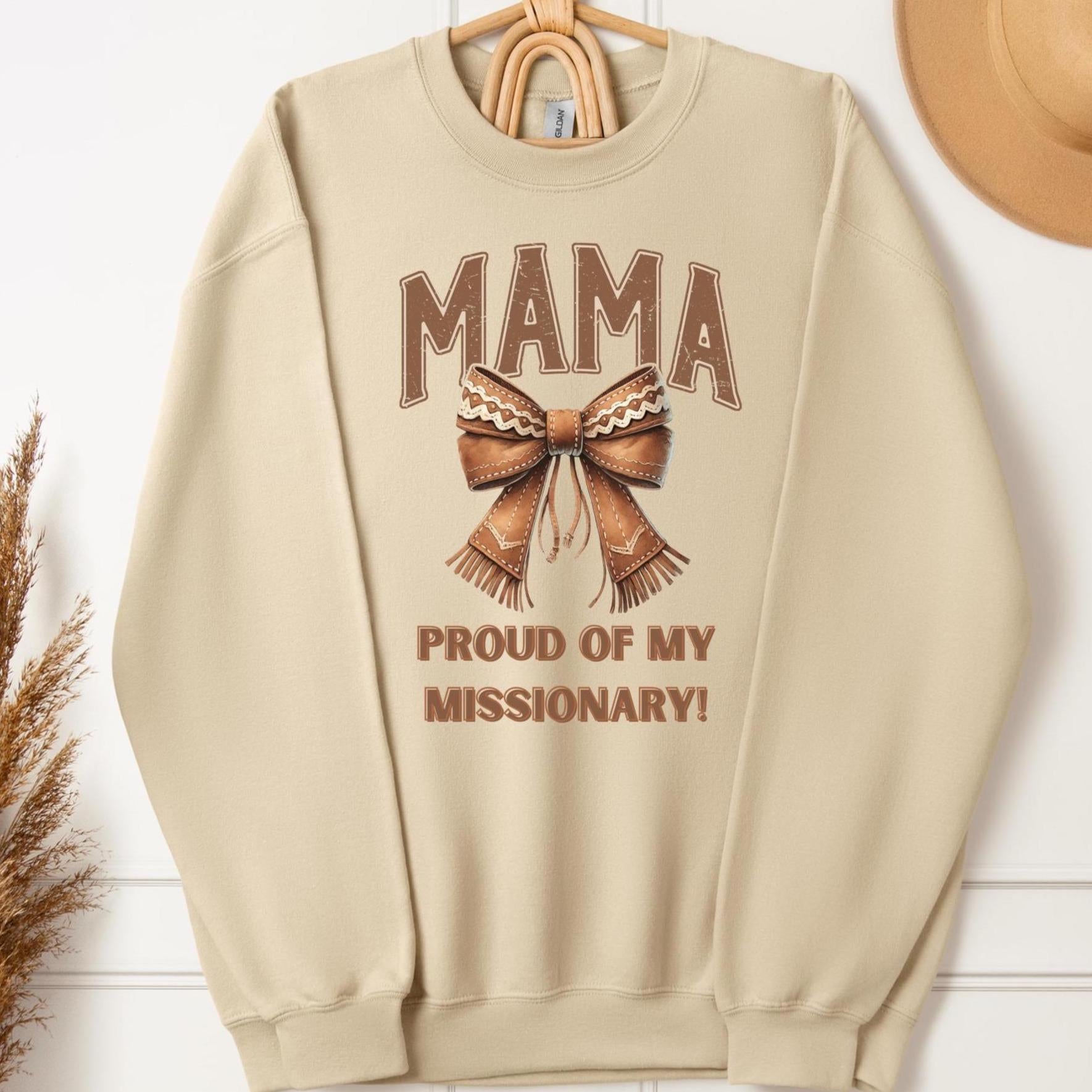 LDS MAMA shirt Western Mama missionary sweatshirt LDS Sweatshirt gift for mother of missionary